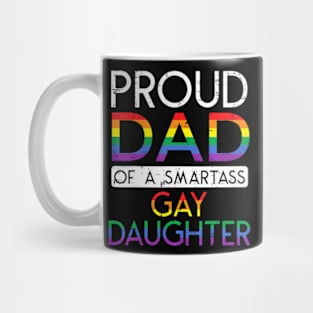 LGBTQ Proud Dad Gay Pride LGBT Ally Father's Day Mug